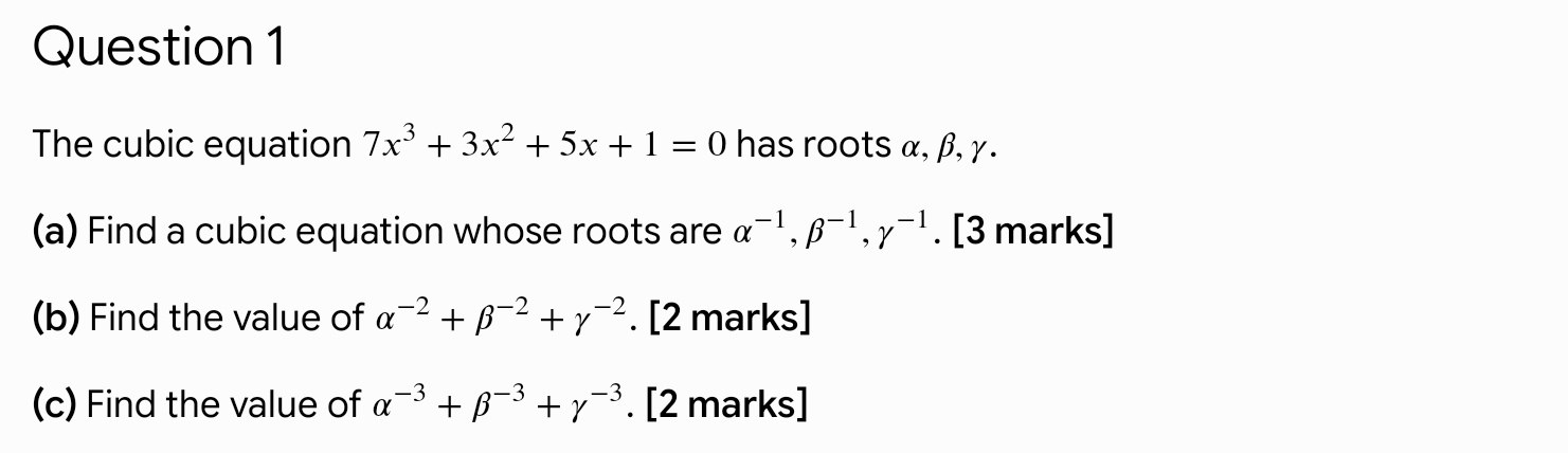 Question 1